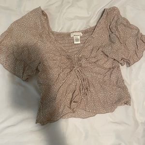 Flowy floral summer top